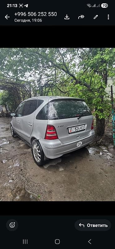 мерседес запчасти бишкек: Mercedes-Benz A-Class: 2003 г., 1.9 л, Бензин, Хетчбек — 3