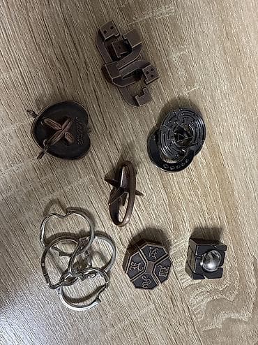 limancy набор для лица: Набор металлических головоломок- ханаяма - Коллекция из 6 (+1 в — 1