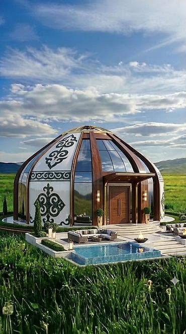 азия пелес: Юрта-дом (готовое решение под ключ) - Формат: круглой формы жилой — 7