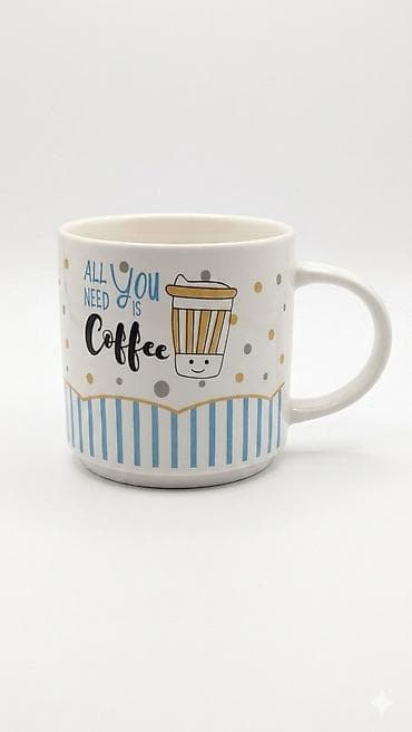 кружки именные: Керамические кружки с позитивными надписями Особенности: - Материал — 5