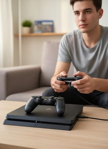 плейстейшин 2: СРОЧНО ПРОДАЮ Ps4 slim 500gb В хорошем состоянии Комплект для игры — 2