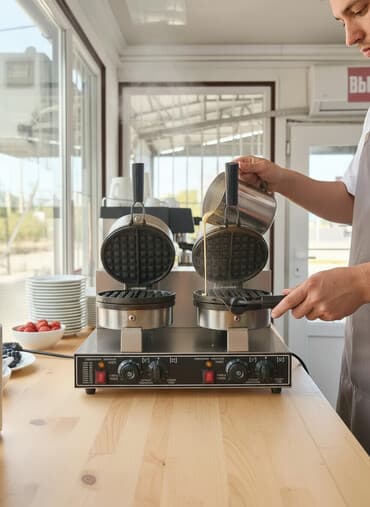 кондитерские печи: Срочно продаю!Двухпостовая электрическая машина для приготовления — 1