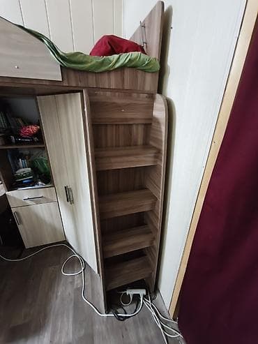 детской кроватки с люлькой: Многофункциональная кровать- детский комплекс ( кровать+ шкаф+ стол) — 6