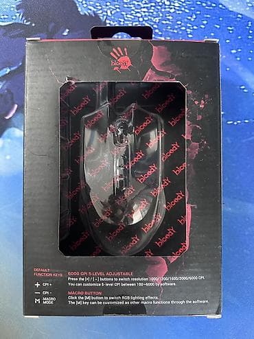 Стол компьютерлери жана комлектөөчүлөр: Игровая проводная мышь Bloody ES7 RGB Состояние масло, продаю по — 3