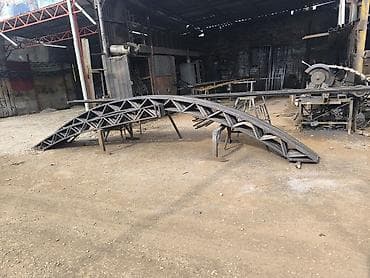 чертеж: Металлическая ферма, Форма: Арка, Антикоррозийная обработка — 9