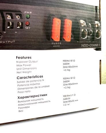 моноблое: Мощный моноблок Nakamichi NGO 900.1 - это цифровой 1-канальный — 7