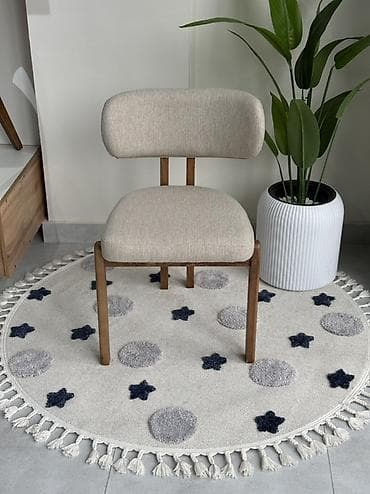 small table: Стул для кухни, Новый, Дерево, В рассрочку, цвет - Бежевый — 1