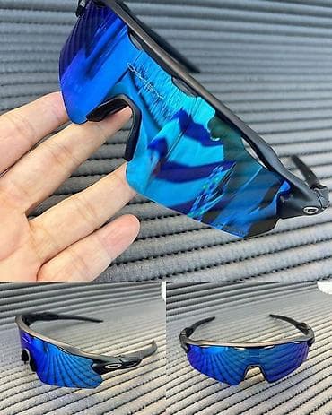 Аксессуарлар: Спортивные очки Oakley (линейка Radar/EV стиль) с зеркальными сменными — 2