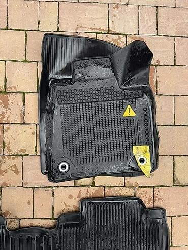 Родные Резиновые Полики Для салона Lexus, цвет - Черный, Самовывоз — 3