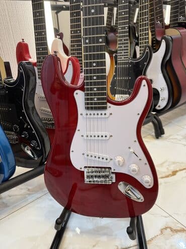 Гитаралар: Электрогитара новая, стратокастер, ST, Stratocaster. Все в наличии В — 7