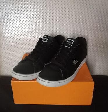 lacoste original: Мужские кроссовки, 41, Lacoste, Б/у, цвет - Черный, Самовывоз — 1