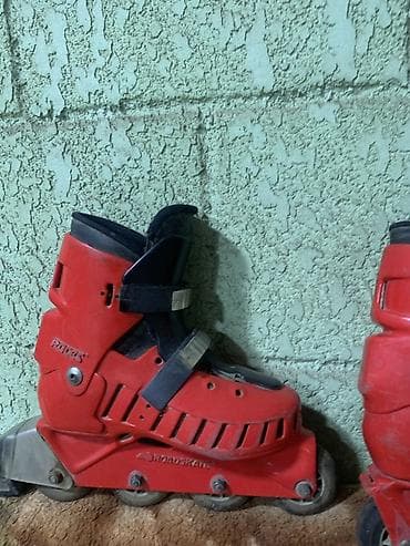 дривт карт: Роликовые коньки RoadSkate, красные. - Жёсткий пластиковый ботинок с — 1