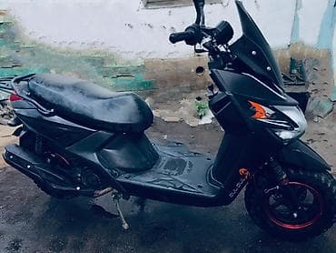 Скутер DUL DUL, черный матовый - Тип: бензиновый скутер/мопед с