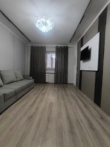 Батирлер: 2 бөлмө, 60 м², №4 шаардык оорукана (Айни көч.) 106-серия жакшыртылган, 1 кабат, Евро оңдоо — 1