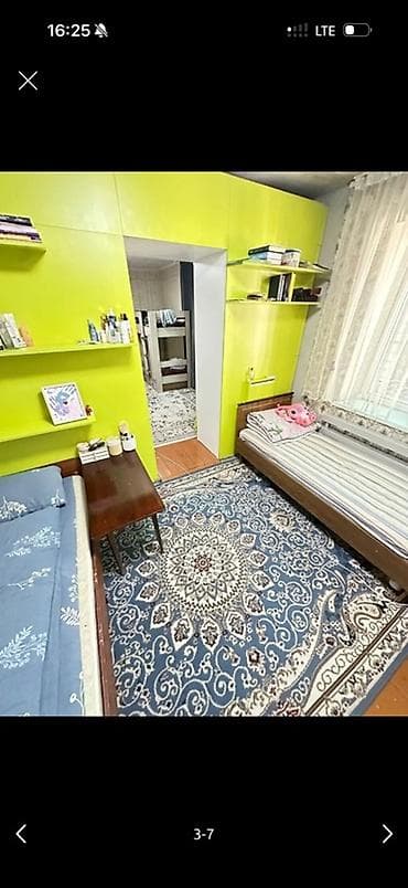 бишкек квартира с подселением: 3 комнаты, Собственник, С мебелью частично — 4