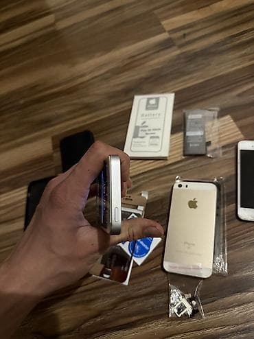 iphone sr: IPhone SE, Б/у, 128 ГБ, Space Gray, Защитное стекло, Кабель, Чехол, 100 % — 10