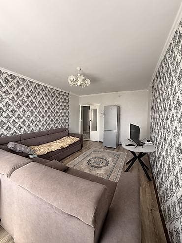 квартира для девушек: 2 комнаты, 56 м², 105 серия, 3 этаж, Евроремонт — 5