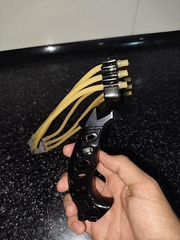 Велоаксессуары: Профессиональная рогатка с усиленной тягой - Модель с пистолетной — 2