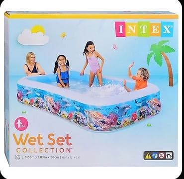 Спорт и отдых: Надувной семейный бассейн Intex 58485 “Морское дно”/“Тропический риф” — 4