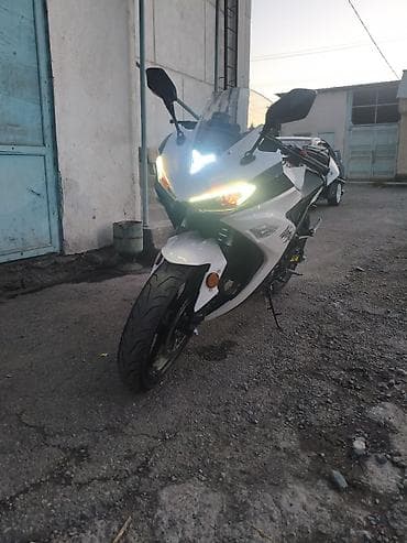 электрические мотоцикл: Спортбайк Kawasaki, 300 куб. см, Бензин, Взрослый, Б/у — 3