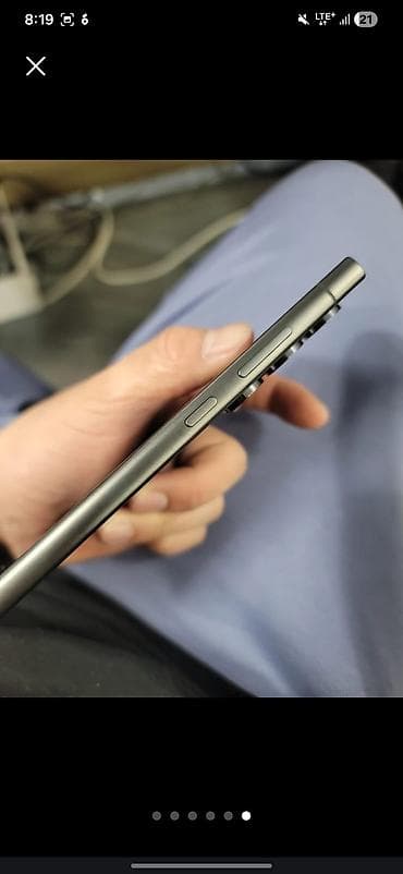 со стилусом: Samsung Galaxy S24 Ultra, Б/у, 256 ГБ, цвет - Серый — 4