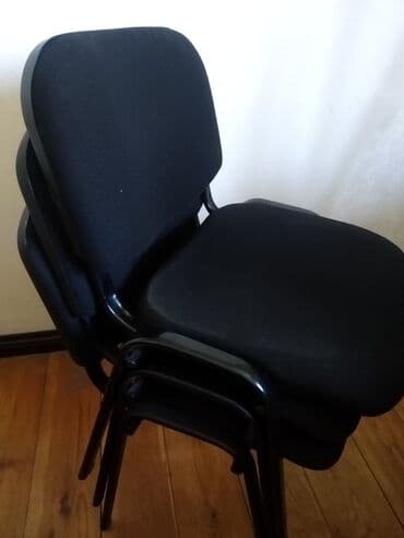 Офисные стулья. Б/у. Отличное состояние at lalafo.kg Офисные стулья. Б/у. Отличное состояние