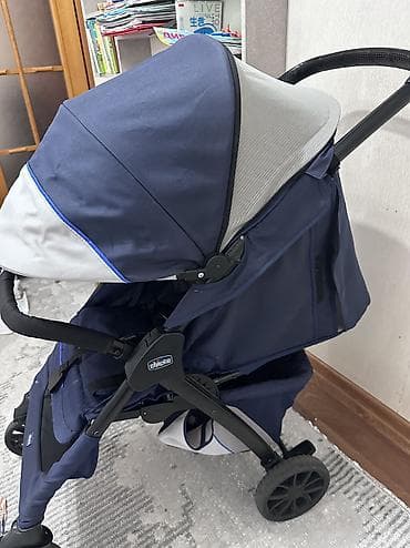 коляска стокке цена: Коляска, Chicco, цвет - Голубой, Б/у — 3