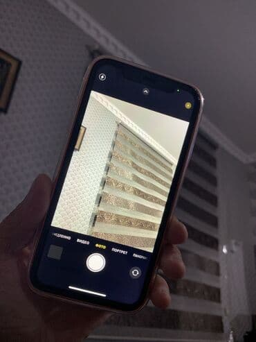 чехол xs: IPhone Xr, Колдонулган, 64 ГБ, Ток сары, Каптама, 89 % — 9