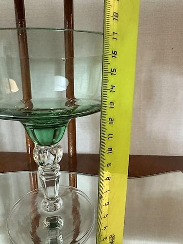 фужер: Винтажные фужеры "Суздаль". 
В разном цвете! 
Высота 19 см — 6