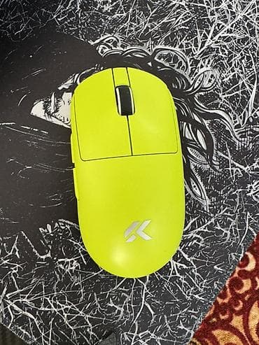 Игровая беспроводная мышь MCHOSE A7 V2 Ultra, цвет неоновый лайм