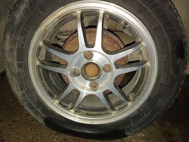 железные диски р13: Колеса в сборе 185 / 65 / R 14, Лето, Б/у, 1 шт, Легковые, Литые, отверстий - 4 — 2