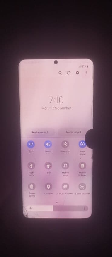 Samsung Galaxy S20 Plus, Б/у, 128 ГБ, цвет - Черный, 2 SIM, eSIM