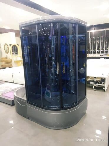 баня с бильярдом: Душевая кабина размер 100*100 высота 215 навороты Свет — 1