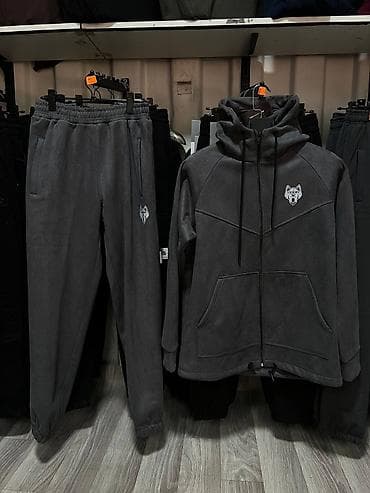 часы зама: Мужской спортивный костюм, Все размеры, Borz, Новый, цвет - Черный, Бесплатная доставка — 6