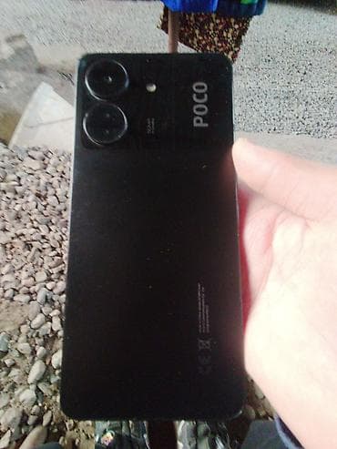 редми 12 с: Poco C65, Б/у, 256 ГБ, цвет - Черный, 2 SIM — 1