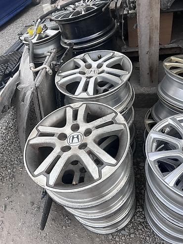 к5 3: Литые Диски R 16 Honda, Комплект, отверстий - 5, Б/у — 1