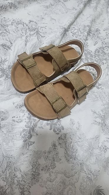 сумка crocs: Сандалии из замши, цвет бежевый/песочный. Особенности: - Верх: мягкая — 2