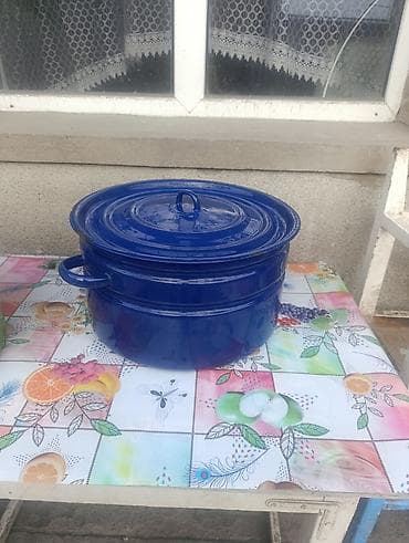 электрическая кастрюля: Продаю эмалированную б/у посуду. Бидоны 4 л ( есть сколы)-1шт 200сом — 5