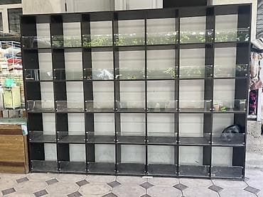 ремонт витрин: Торговое оборудование для магазина Комплект стеллажей и витринных — 1