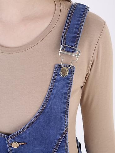 платья джинсовые: Повседневное платье, Лето, Длинная модель, Джинс, Сарафан — 3