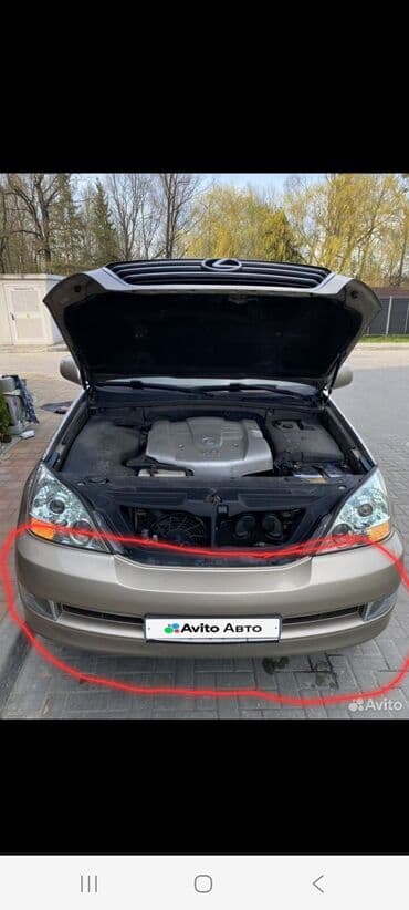 самурай новый: Накладка на бампер Задний Lexus, Б/у, Оригинал — 2