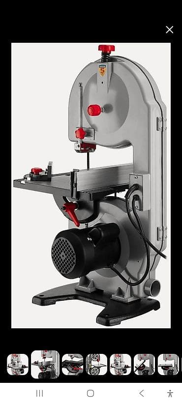 гриндер ленточный: Ленточная пила ЗУБР (настольная) - Тип: вертикальная ленточная пила — 6