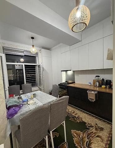 Недвижимость: 2 комнаты, 65 м², Джал мкр (в т.ч. Верхний, Нижний, Средний) 108 серия, 7 этаж, Евроремонт — 5