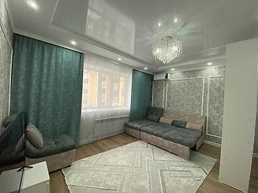 квартира месячная: 1 комната, 12 мкр Собственник, Без животных, от 6 месяцев, С мебелью полностью — 9