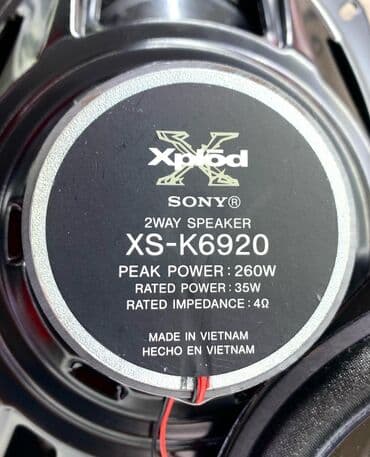 машны: Sony XS-K6920 – это автомобильная акустика коаксиальной конструкции — 4