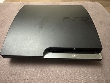 ps 4 slim: PlayStation 3 Slim (PS3). В комплекте — сама консоль PS3 Slim, кабеля — 2