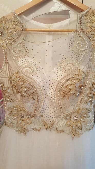 прокат карнавальных костюмов в бишкеке бишкек: Вечернее платье, Классическое, Длинная модель, Атлас, Без рукавов, Камни, S — 3