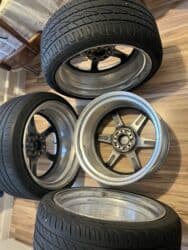 меняю на 14: Колеса в сборе R 20, Лето, Комплект, Легковые, Литые, отверстий - 5 — 4