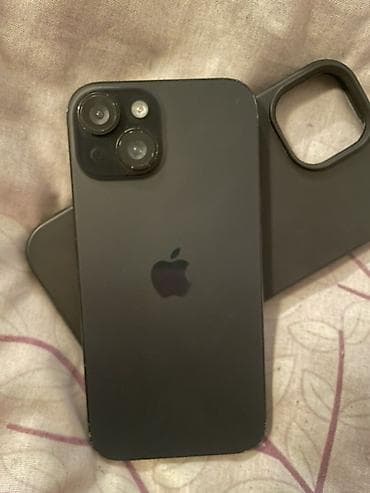 ipone 15: IPhone 15 Pro, Б/у, 128 ГБ, Черный, Чехол, 85 % — 3