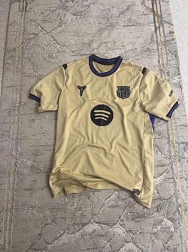nike dri fit: Футбольная игровая майка FC Barcelona Nike (серия Nike 90) - Домашняя — 7
